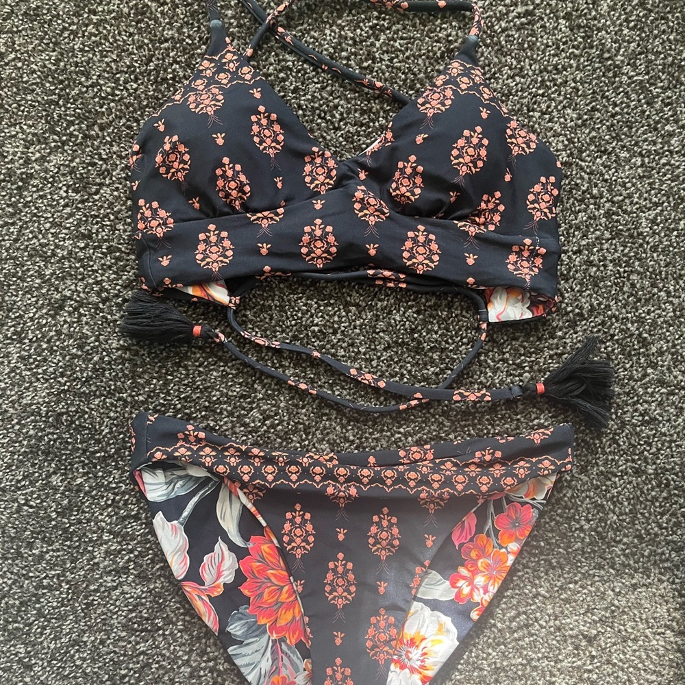 Maaji Reversible Bikini Set with Tassels